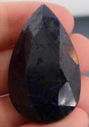 Lavish 147ct pear cut royal blue Sapphire