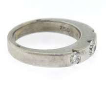 Powerful 18kt Movado Wedding Band