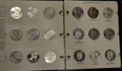 Complete Eisenhower Dollar Littleton Coin Album 1971-1978