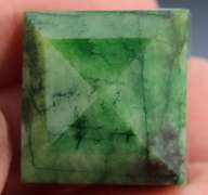 Large 81ct emerald cut forest green Emerald