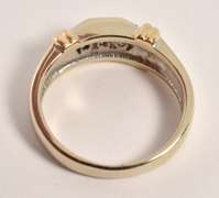 Man's WG and Diamond Ring