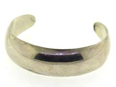 Streling Silver Wide Bangle Bracelet