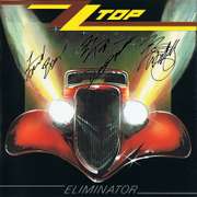 ZZ Top Autographed Eliminator Facsimile Album LP