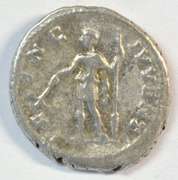 Scarce Near Mint Geta Roman Silver Denarius, 209-212 AD