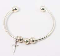 Cute Charm Cuff in Sterling Silver