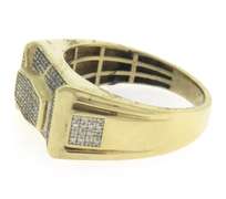 Gent's Yellow Gold Diamond Ring