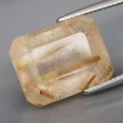 Captivating 10.03ct Golden Rutilated Quartz
