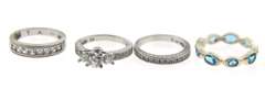 Group Lot of Vintage Sterling Silver Rings