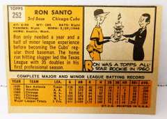 1963 Ron Santo Topps Baseball Card