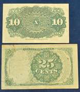 Two Nice Fractional Currency Notes