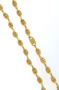 Majestic 22kt Filigree Bead Chain Necklace