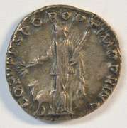 Very scarce Trajan Roman Silver Denarius. 98-117 AD. Nice