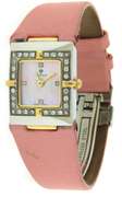 Coroton 2 Tone CZ Bezel Mop Watch