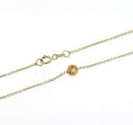 Fabulous Yellow Gold Multi Gem Station Necklace