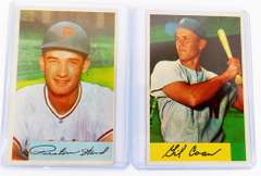 2 Bowman 1954 Baseball Cards