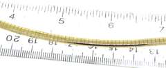Remarkable Omega Yellow Gold Necklace