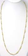 Fancy 14KT Yellow Gold Bead and Link Chain