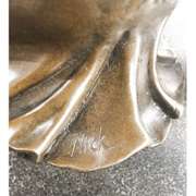 Elegant Woman Bronze Sculpture