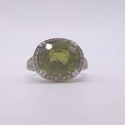 14kt Gold Tourmaline & Diamond Cocktail Ring