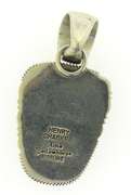 Sterling Silver Signed Turquoise Pendant