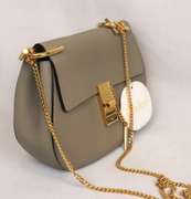 Brand New Authnetic Chloe Lamb Skin Drew Shoulder Bag
