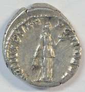 Near Mint Antoninus Pius Roman Silver Denarius, 138-161 AD