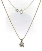 Sterling Silver Cubic Zirconia Pendant on Chain