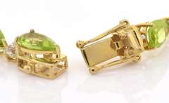 Refreshing Peridot & Topaz Bracelet in Vermeil