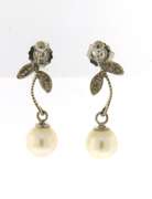 Perfect 6.5mm Pearl Necklace with Dangle Earrings
