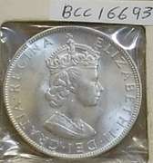 Bermuda 1964 Crown Sil 500 fine, GEM Unc