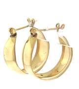 Popular Yellow Gold Hoop Earrings