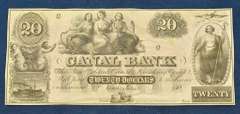 New Orleans Canal Bank Remainder $20 Note