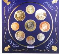 1998 UK Uncirculated Portrait Change Coin Set