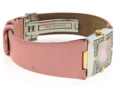 Coroton 2 Tone CZ Bezel Mop Watch