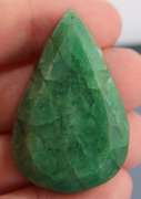 Large 108ct oval cut forest green Emerald