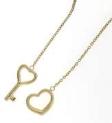 Favorite Key to The Heart Lariat Necklace in Yellow Gold