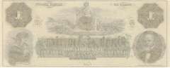 Gem Crisp 1800's $1 Note Bank Of America Providence Rhode Island!