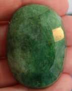 Large 148ct oval cut forest green Emerald