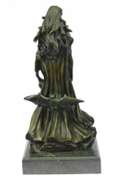 French Sorceress with Curvaceous Body Bronze Statue