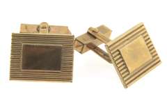 Costume 3 Pairs of GF Cufflinks, Tie Clip and Chain