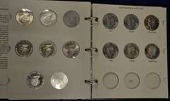 Complete Eisenhower Dollar Littleton Coin Album 1971-1978