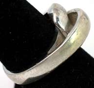 Interlocked Sterling Silver Ring