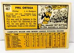 Phil Ortega 1963 Topps Baseball Card