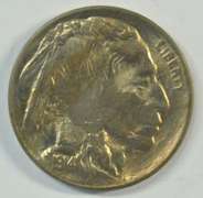 Lovely nearly Gem BU 1914-P Buffalo Nickel. Tougher date