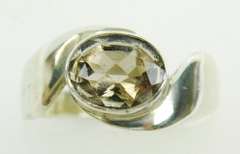 Sterling Silver Spinel Ring, Size 8.5