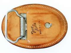 Tony Lama Leather Belt Buckle