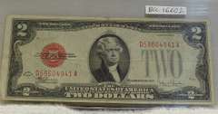 1928-F $2. US Note Red Seal circ, first yr of issue for sm size