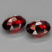 Ravishing 4.24ct rich cherry red Spessartite Garnet set