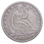 1854-O Seated Liberty Half Dollar