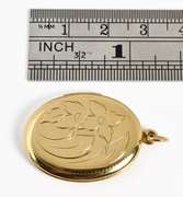 Classic 14k Oval Etched Locket